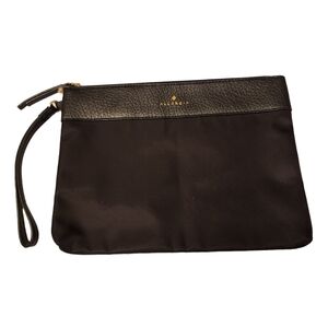 Allancia Black Nylon Large Wristlet